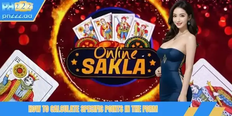 How to calculate specific points in the form